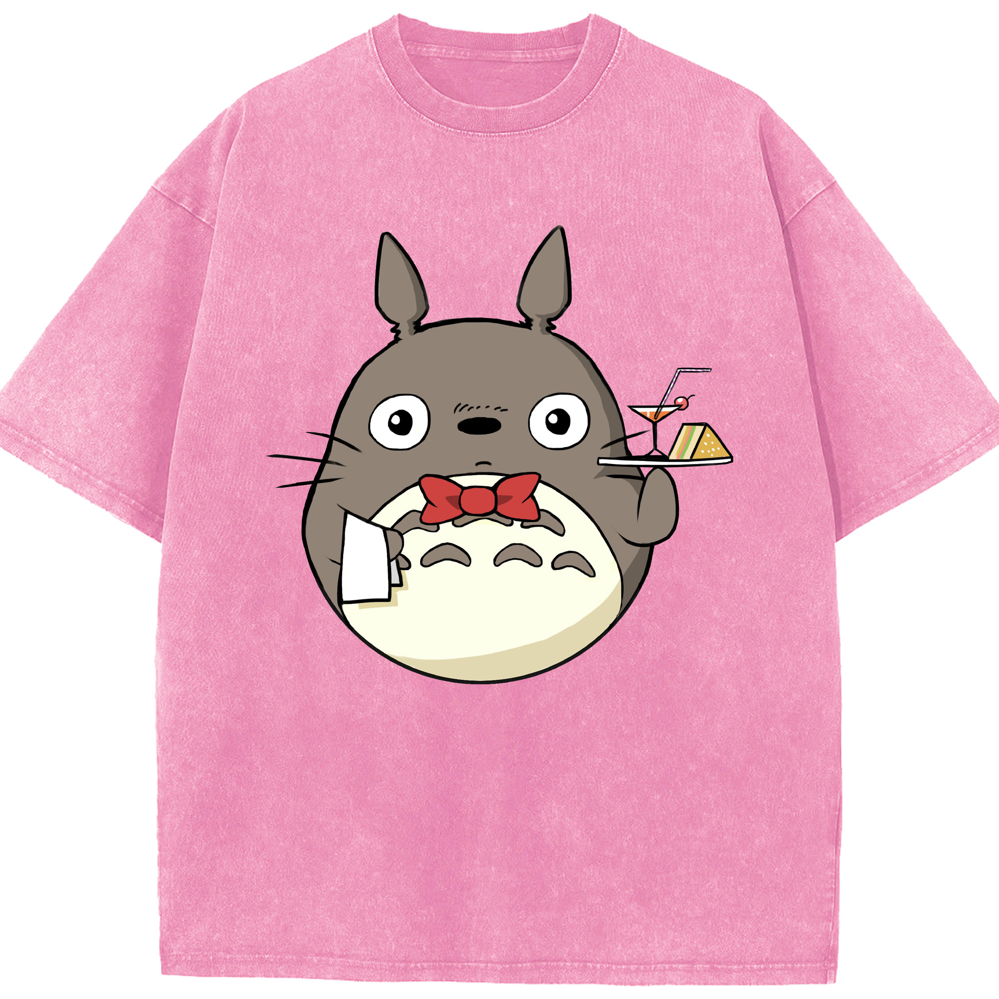 （画像用） となりのトトロ 草壁メイ 草壁サツキ My Neighbor Totoro Satsuki Kusakabe Mei Kusakabe 綿100% ヴィンテージ風 半袖Tシャツ（フロントプリント）